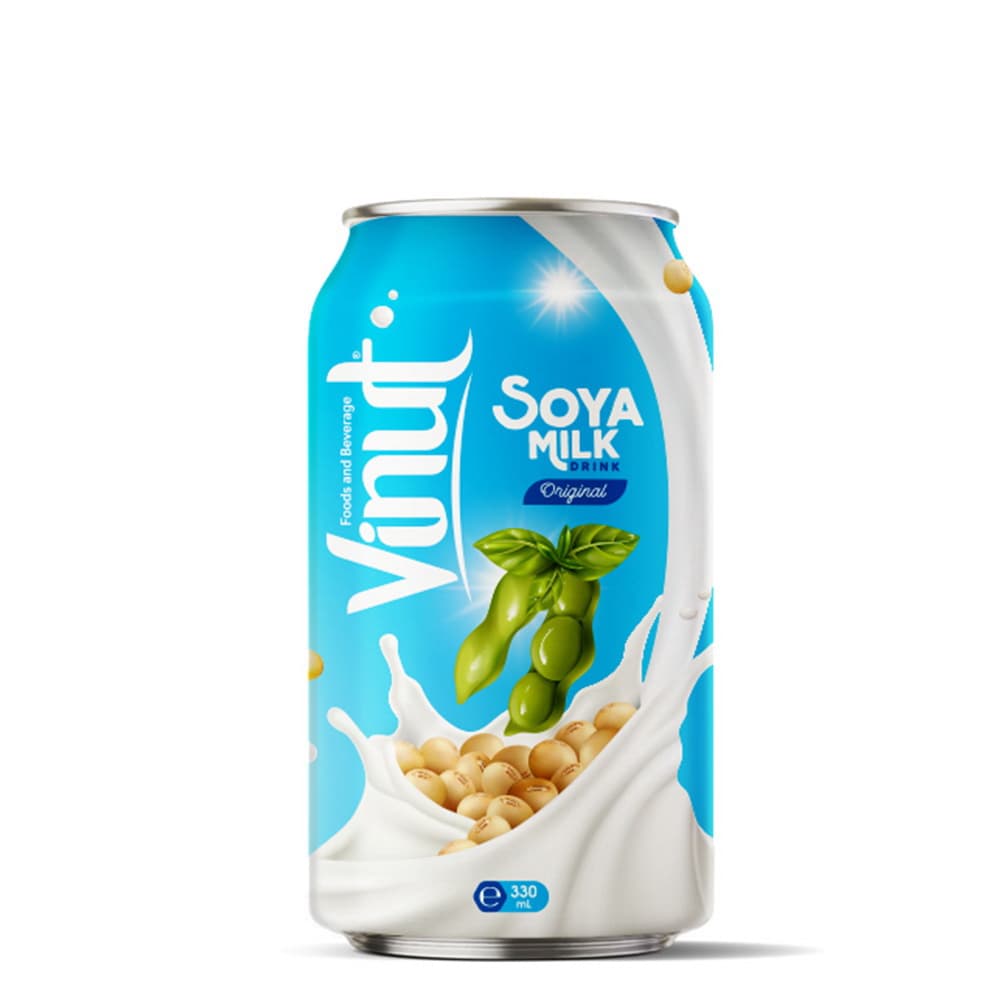 [DEUTSCH] Vinut Soya Milk Drink, Original, Can, (330 mL)