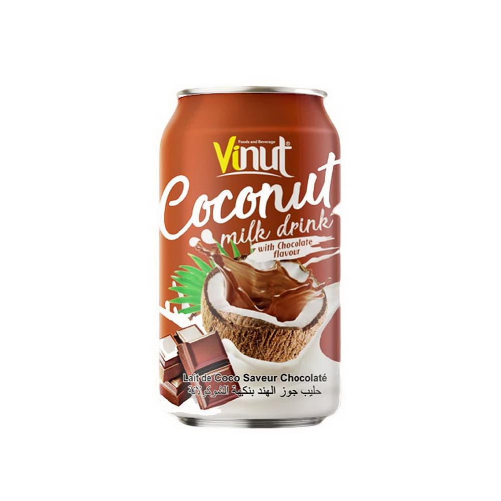 VINUT KokosmilchgetrÀnk mit Schokoladengeschmack, 330 mL Dose
