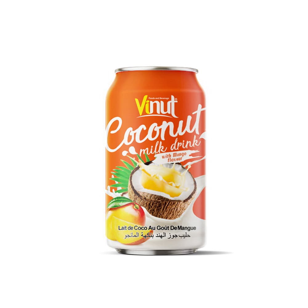 VINUT Kokosmilchgetränk mit Mangogeschmack, 330 mL Dose